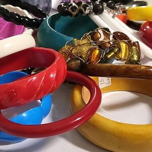 EN481 Wearable Vintage Bracelets Grab Bag or Craft Lot